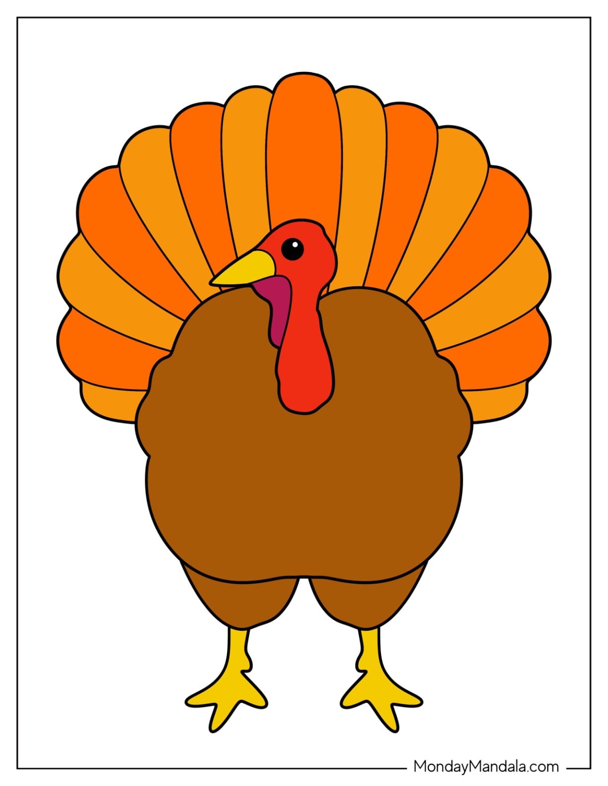 62 turkey templates (free pdf printables)